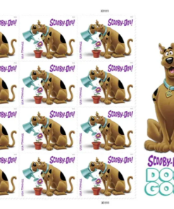 USPS Scooby-Doo! Pane of 12 First-Class Forever Stamps First-Class Postage USPS Forever Stamps 60pcs/Pack (12PCS/Booklet)