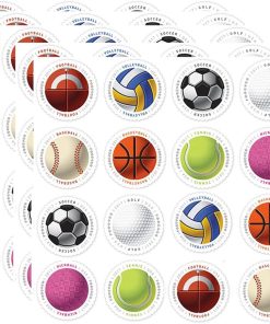 2017 Have a Ball, Sports Ball First-Class Postage USPS Forever Stamps 80pcs/Pack (16PCS/Booklet)