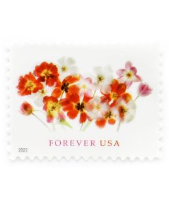 2022 Tulips First-Class Postage USPS Forever Stamps 100pcs/Pack (20PCS/Booklet)