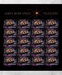 James Webb Space Telescope 2022 Forever Stamps First-Class Postage USPS Forever Stamps 100pcs/Pack (20PCS/Booklet)
