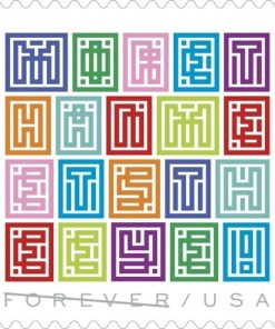 Postal Service Issues Mystery Message Forever Stamps First-Class Postage USPS Forever Stamps 100pcs/Pack (20PCS/Booklet)